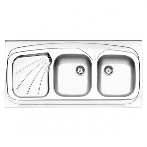 سینک ظرفشویی استیل البرز روکار کد 270-60