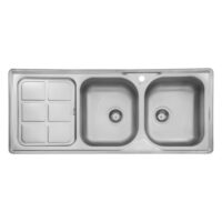 سینک ظرفشویی استیل البرز توکار کد 301-50
