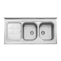 سینک ظرفشویی استیل البرز روکار کد 301-60